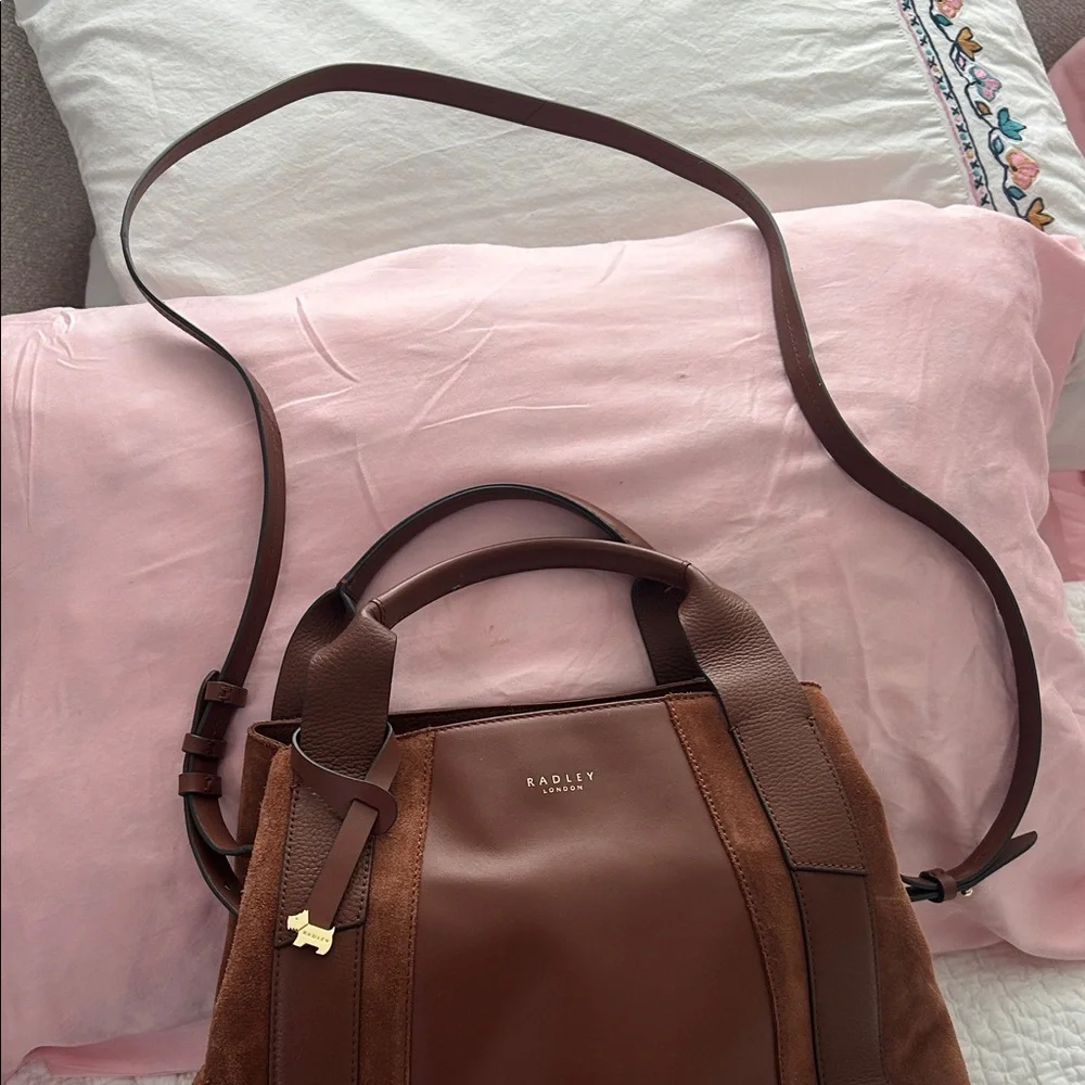Radley London Chocolate Brown Leather Handbag - Picture 2 of 9